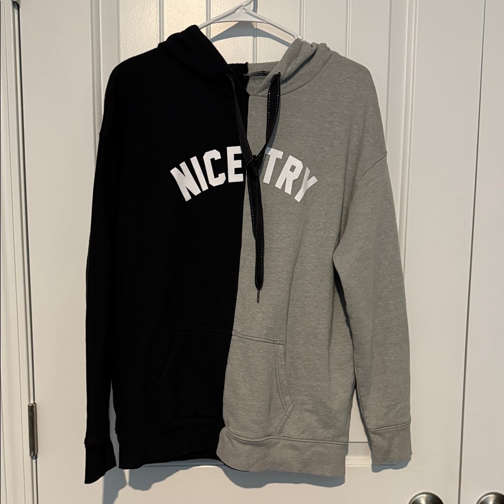 Black and Gray Women's Sweater